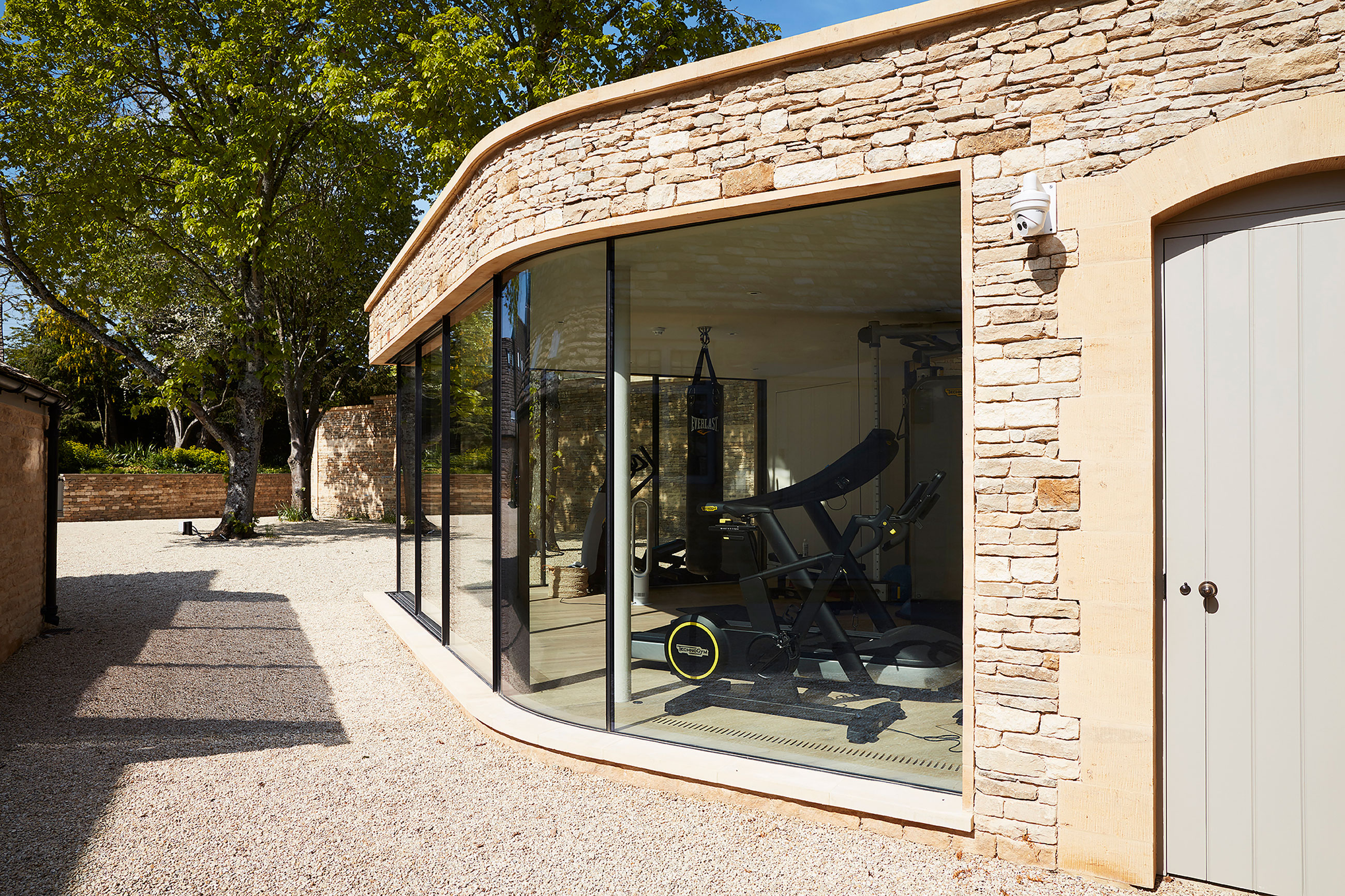 NEW BUILD GYMNASIUM AND GARAGES, COTSWOLD MANOR HOUSE